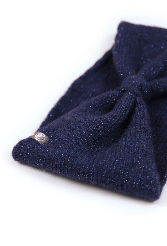 Bandeau Natacha Pailleté femme marine - Maison Bonnefoy