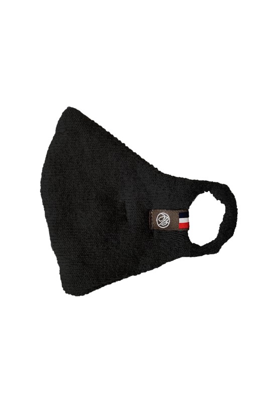 Masque en tissu catégorie 1 mixte noir - Maison Bonnefoy