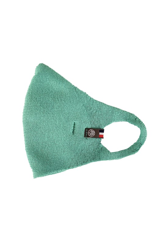 Masque en tissu catégorie 1 mixte vert - Maison Bonnefoy