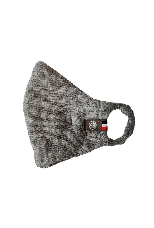 Masque en tissu catégorie 1 mixte gris - Maison Bonnefoy