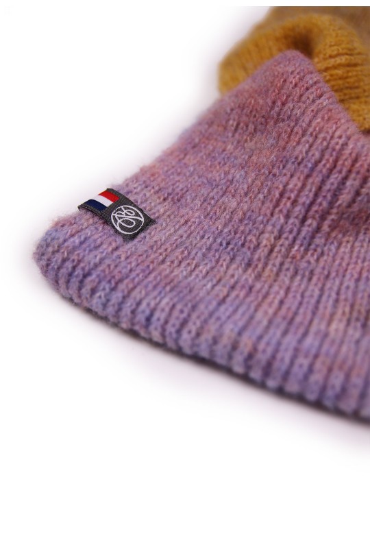 Bandeau Nadège Laine mérinos femme multicolore - Maison Bonnefoy