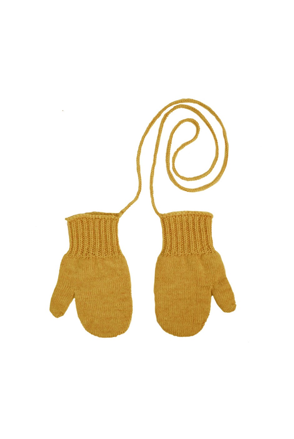 Moufles enfant Perinne Laine mixte jaune - Maison Bonnefoy