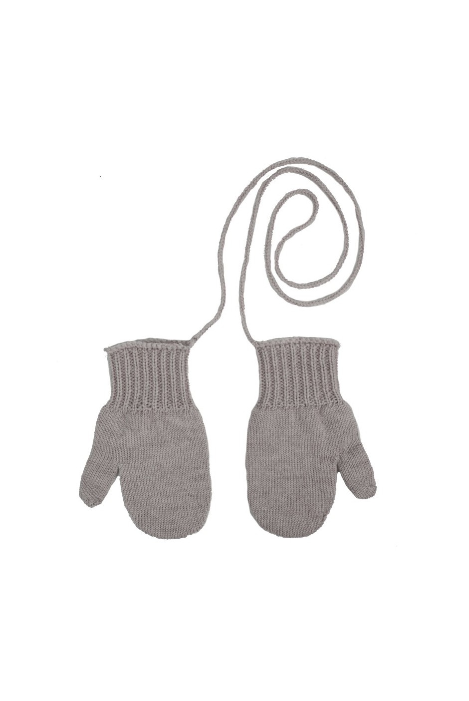 Moufles enfant Perinne Laine mixte gris - Maison Bonnefoy