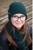Bonnet Perinne enfant Laine mixte vert - Maison Bonnefoy