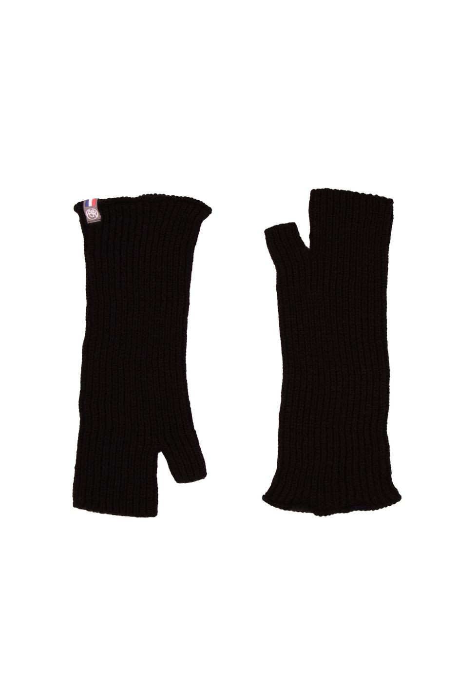 Mitaines pouce Perinne Laine femme noir - Maison Bonnefoy