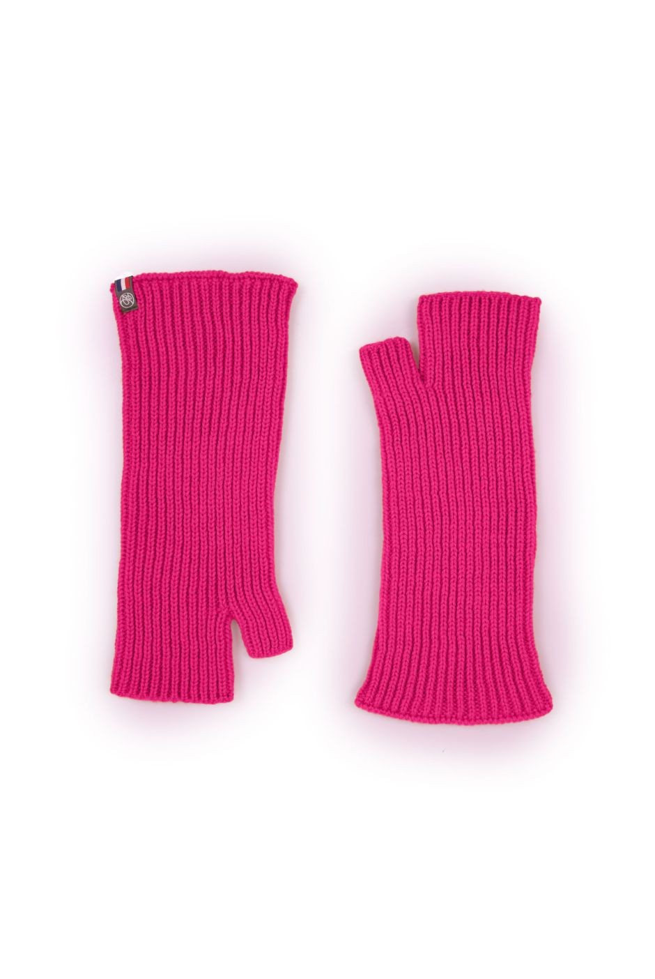 Mitaines pouce Perinne Laine femme fuchsia - Maison Bonnefoy