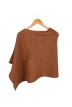 Poncho Natacha Pailleté femme camel - Maison Bonnefoy