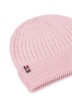 Bonnet Daniel femme en laine mérinos rose pale – Maison Bonnefoy