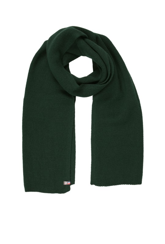 Écharpe Perinne laine mérinos mixte vert - Maison Bonnefoy