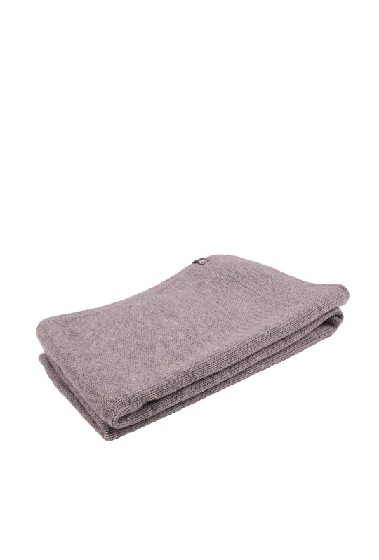 Écharpe Perinne laine mérinos mixte gris - Maison Bonnefoy