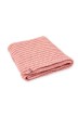 Écharpe Colombe laine grosse maille femme rose pale - Maison Bonnefoy