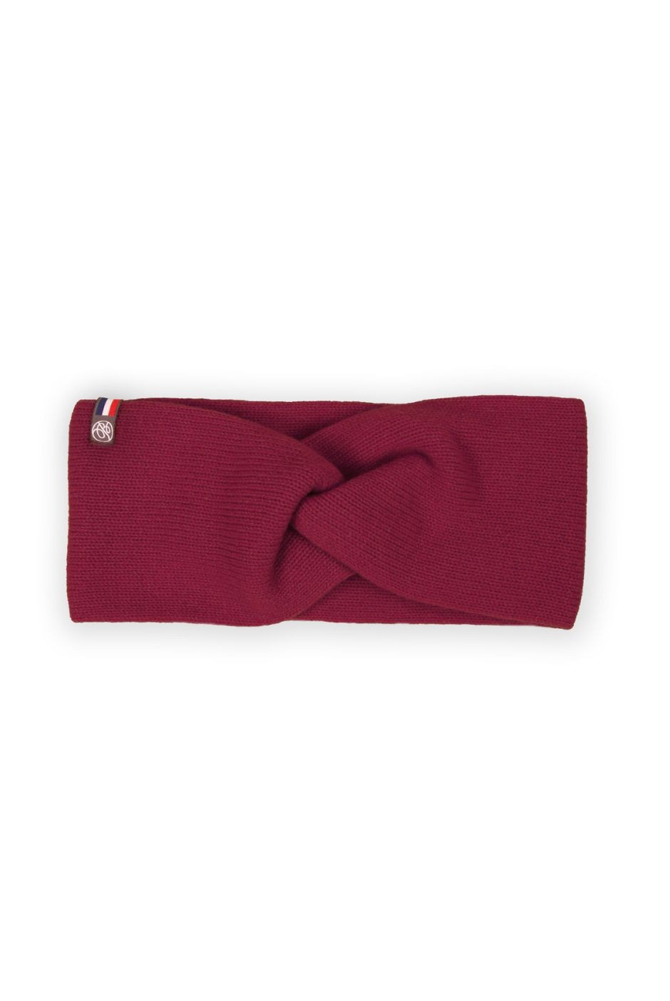 Bandeau Paule Cachemire femme bordeaux - Maison Bonnefoy