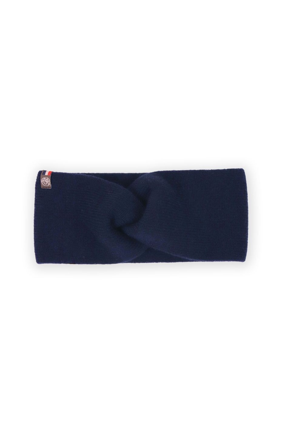 Bandeau Paule Cachemire femme marine - Maison Bonnefoy