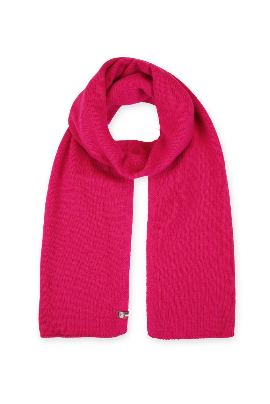 Écharpe Perinne laine mérinos femme fuchsia - Maison Bonnefoy
