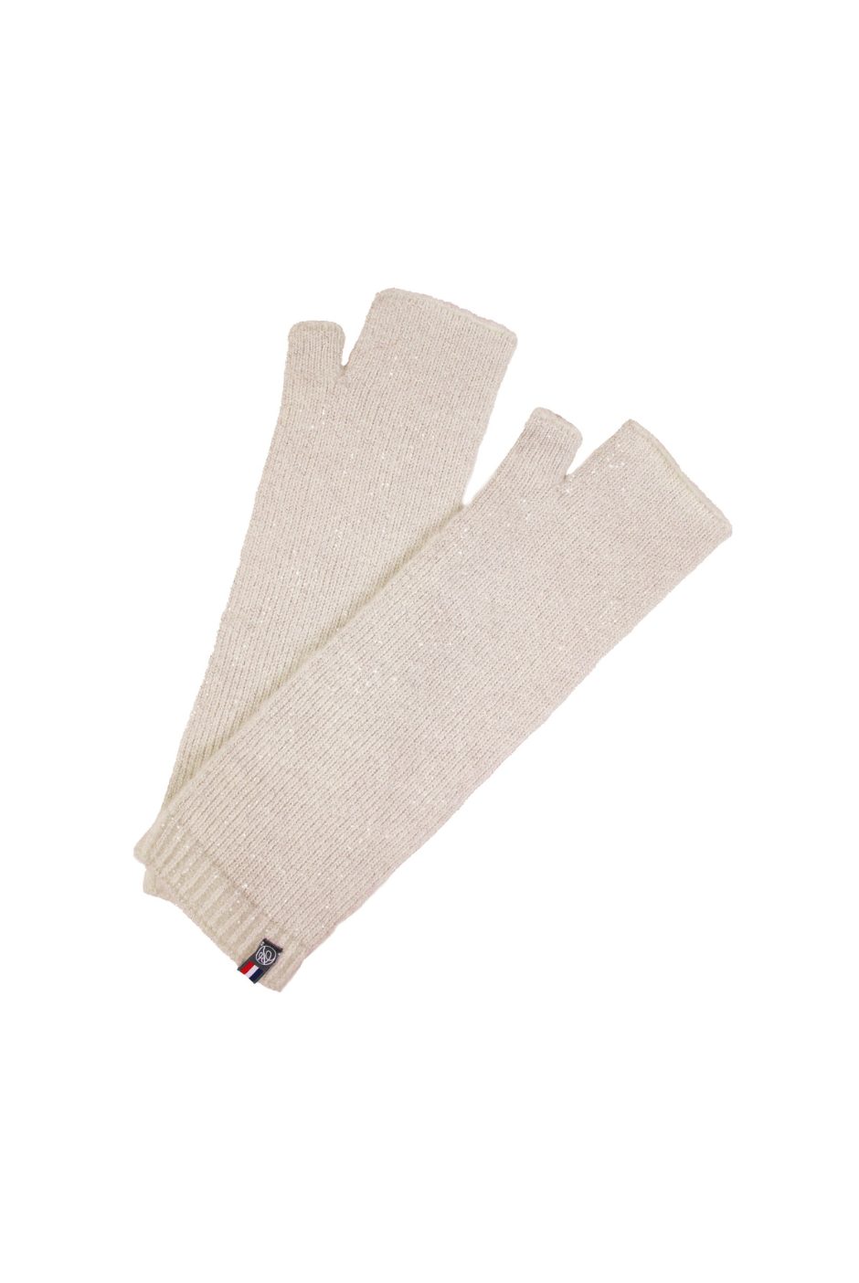 Mitaines Natacha Pailleté femme beige - Maison Bonnefoy