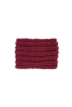 Bandeau Colombe Laine grosse maille femme bordeaux - Maison Bonnefoy