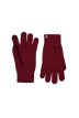 Gants tactiles Perinne laine mérinos femme bordeaux - Maison Bonnefoy