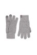 Gants tactiles Perinne laine mérinos mixte gris - Maison Bonnefoy