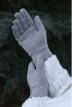 Gants tactiles Perinne laine mérinos mixte gris - Maison Bonnefoy