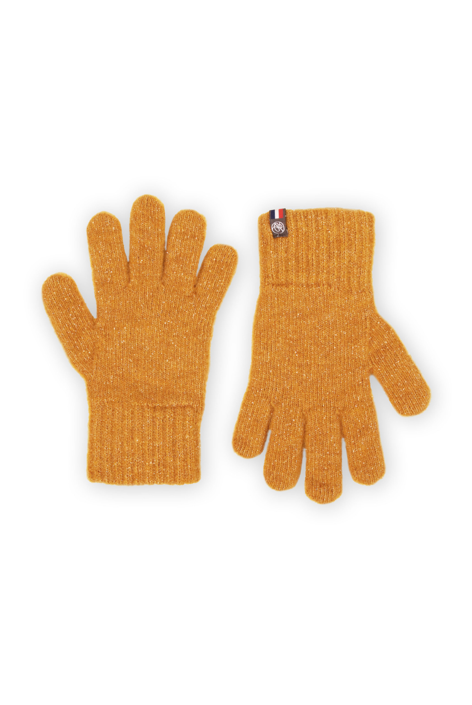 Gants tactiles Natacha Pailleté femme jaune - Maison Bonnefoy