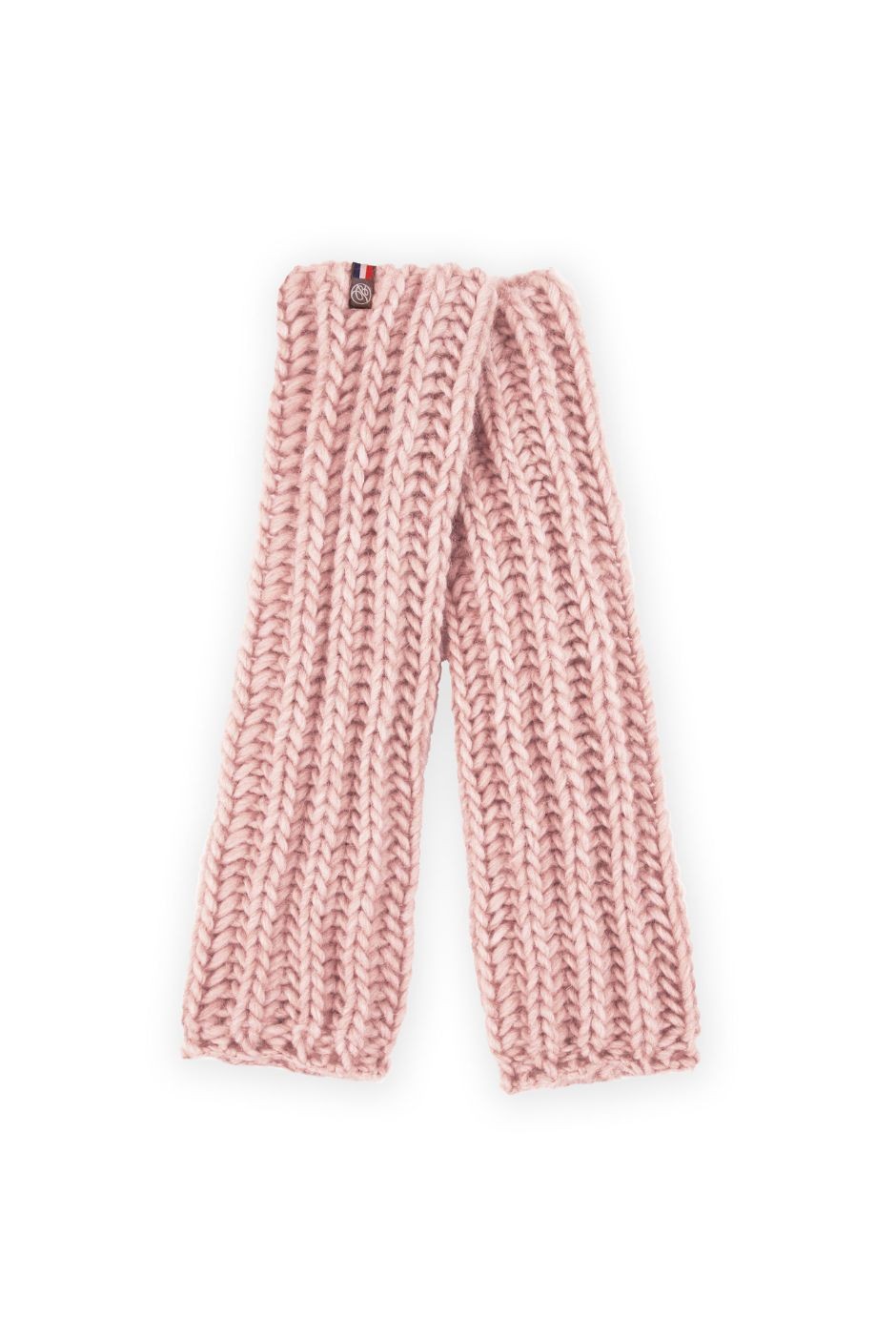 Mitaines Colombe Laine grosse maille femme rose - Maison Bonnefoy