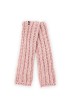 Mitaines Colombe Laine grosse maille femme rose - Maison Bonnefoy