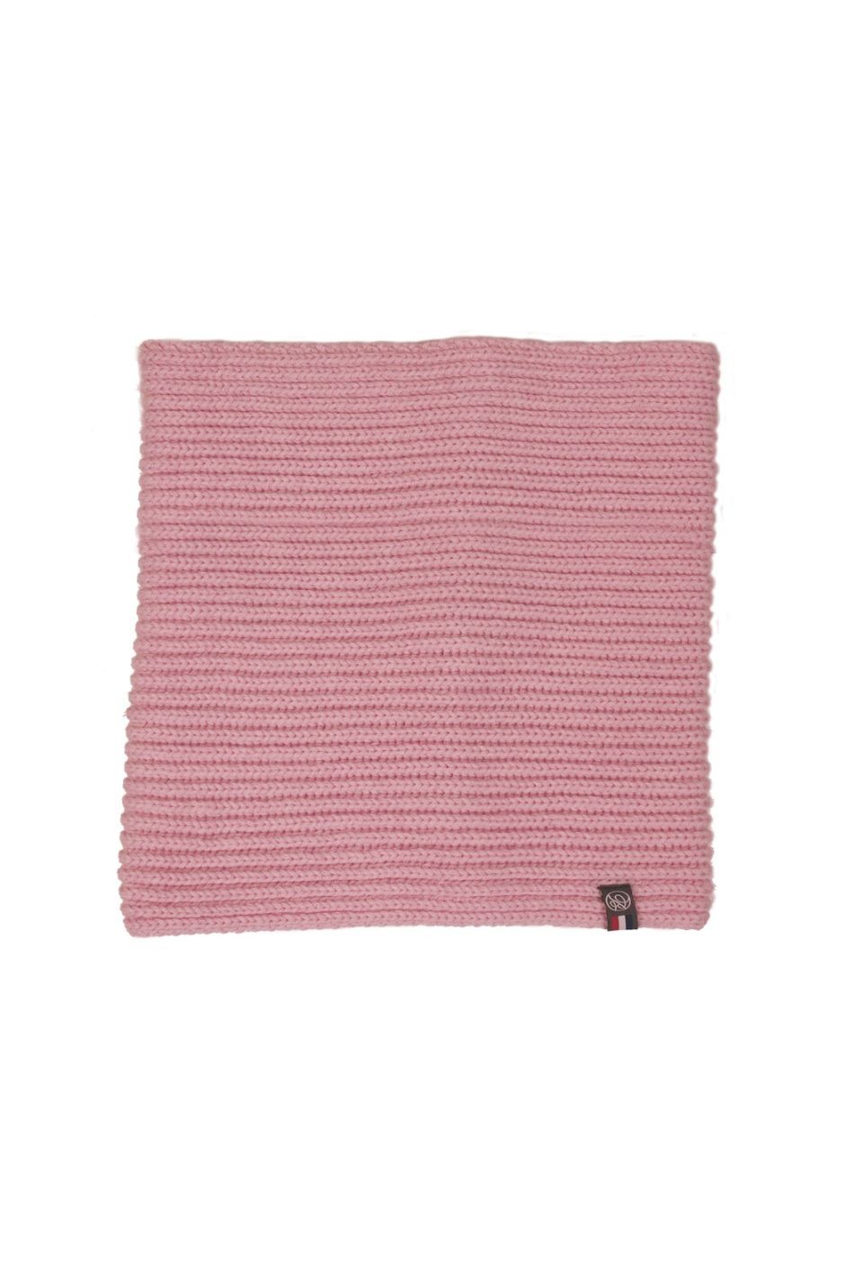 Tour de cou Perinne laine mixte rose - maison Bonnefoy