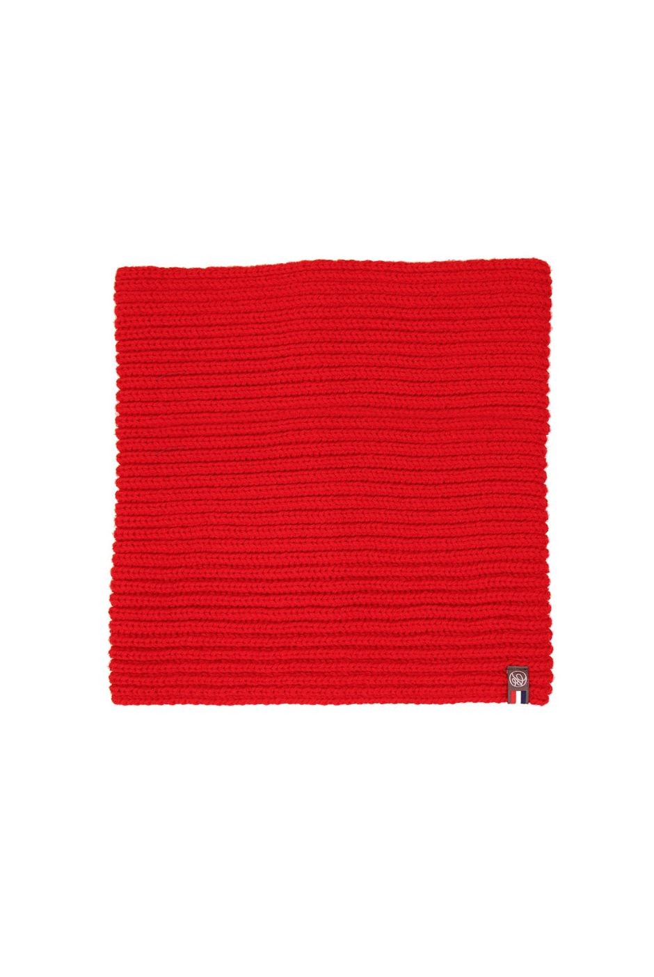 Tour de cou Perinne laine mixte rouge - maison Bonnefoy