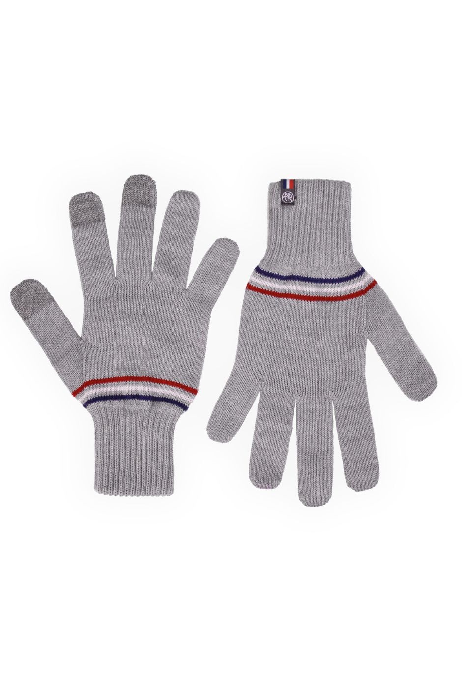 Gants tactiles Emmanuel Laine homme gris - Maison Bonnefoy