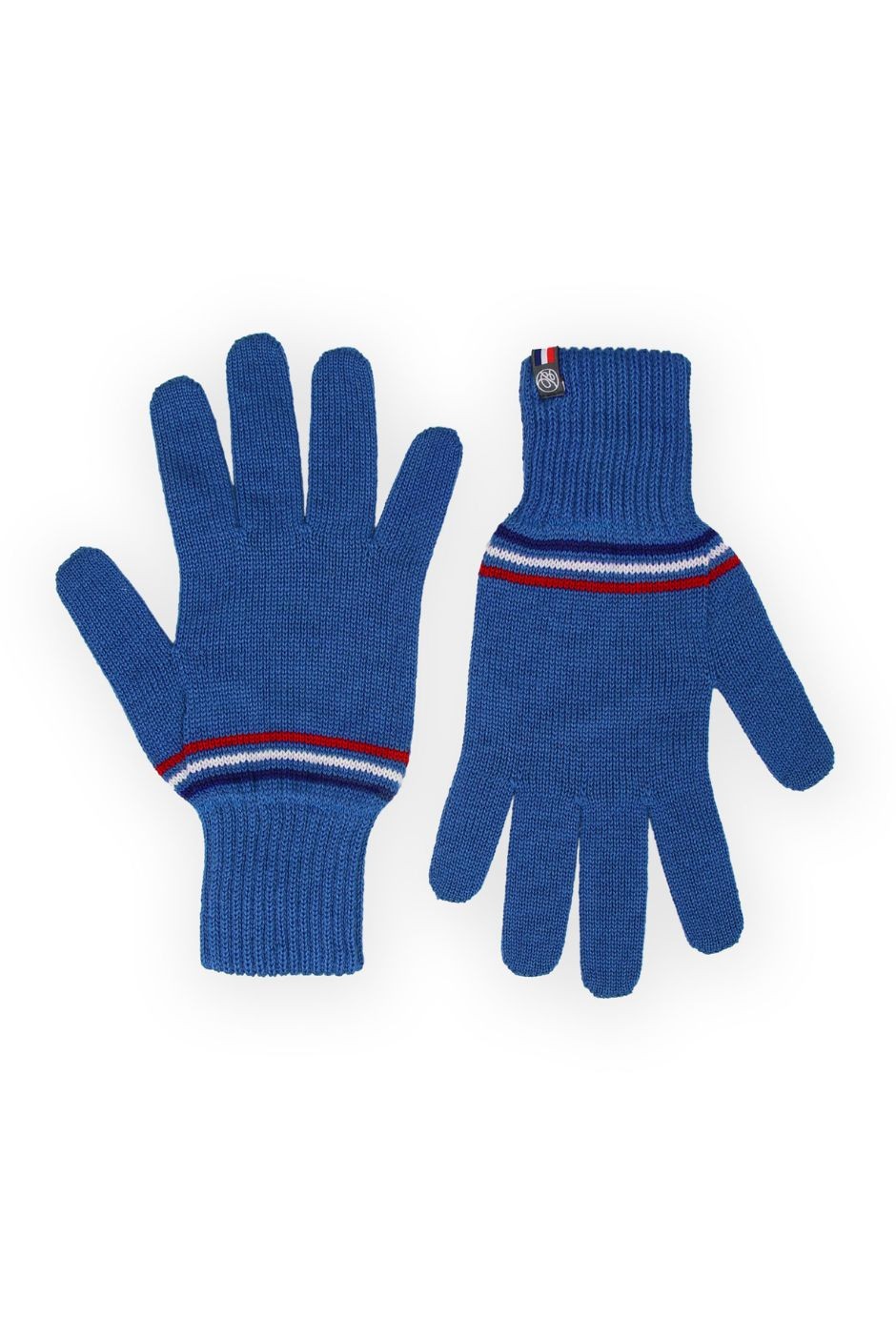 Gants non tactiles Emmanuel laine homme bleu - Maison Bonnefoy