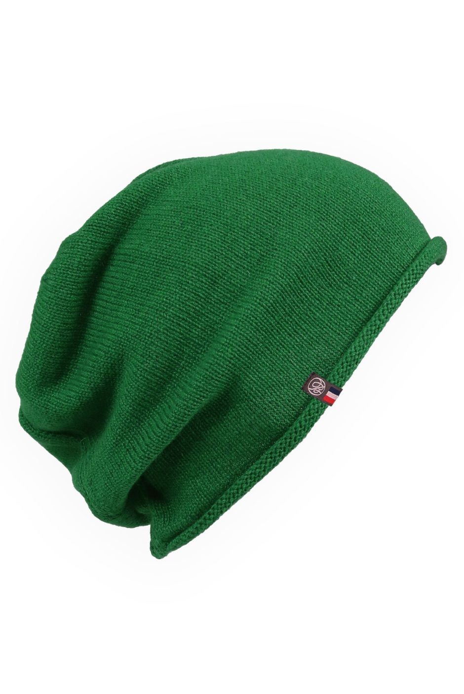 Bonnet Paule Cachemire femme vert  - Maison Bonnefoy