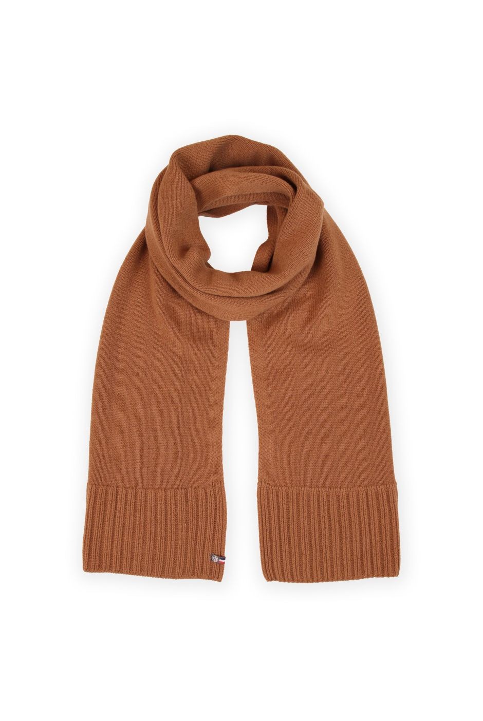 Echarpe Jacques Laine femme marron clair - Maison Bonnefoy