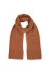 Echarpe Jacques Laine femme marron clair - Maison Bonnefoy