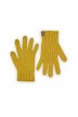 Gants tactiles Daniel laine mérinos femme jaune - Maison Bonnefoy