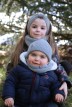 Bonnet Perinne enfant Laine mixte gris - Maison Bonnefoy