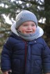 Bonnet Perinne enfant Laine mixte gris - Maison Bonnefoy