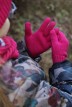 Gants enfant Perinne Laine mixte fuchsia - Maison Bonnefoy