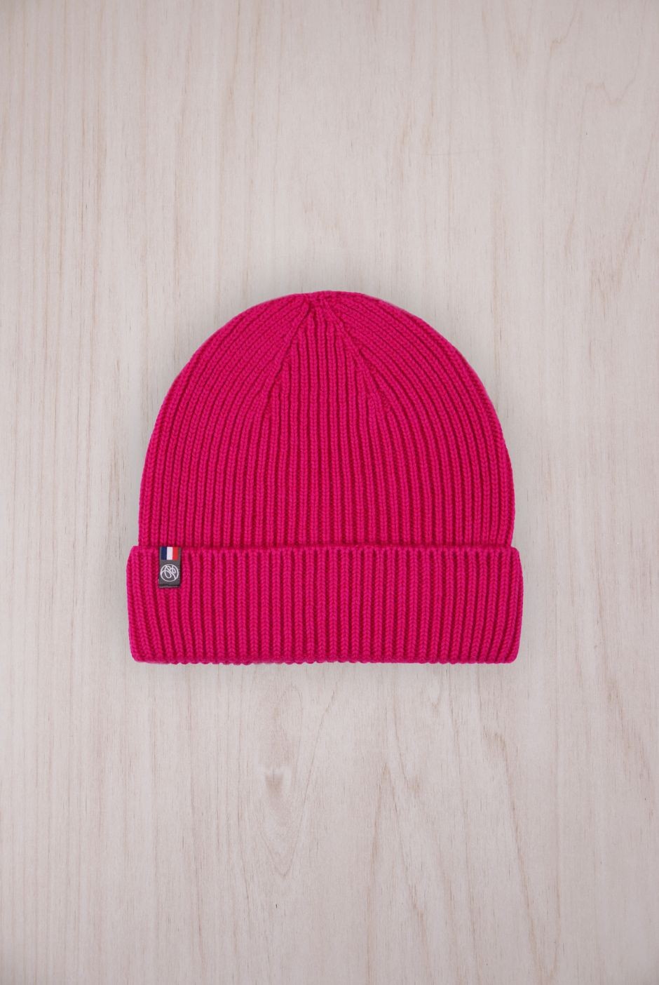 Bonnet Perinne enfant Laine mixte fuchsia - Maison Bonnefoy