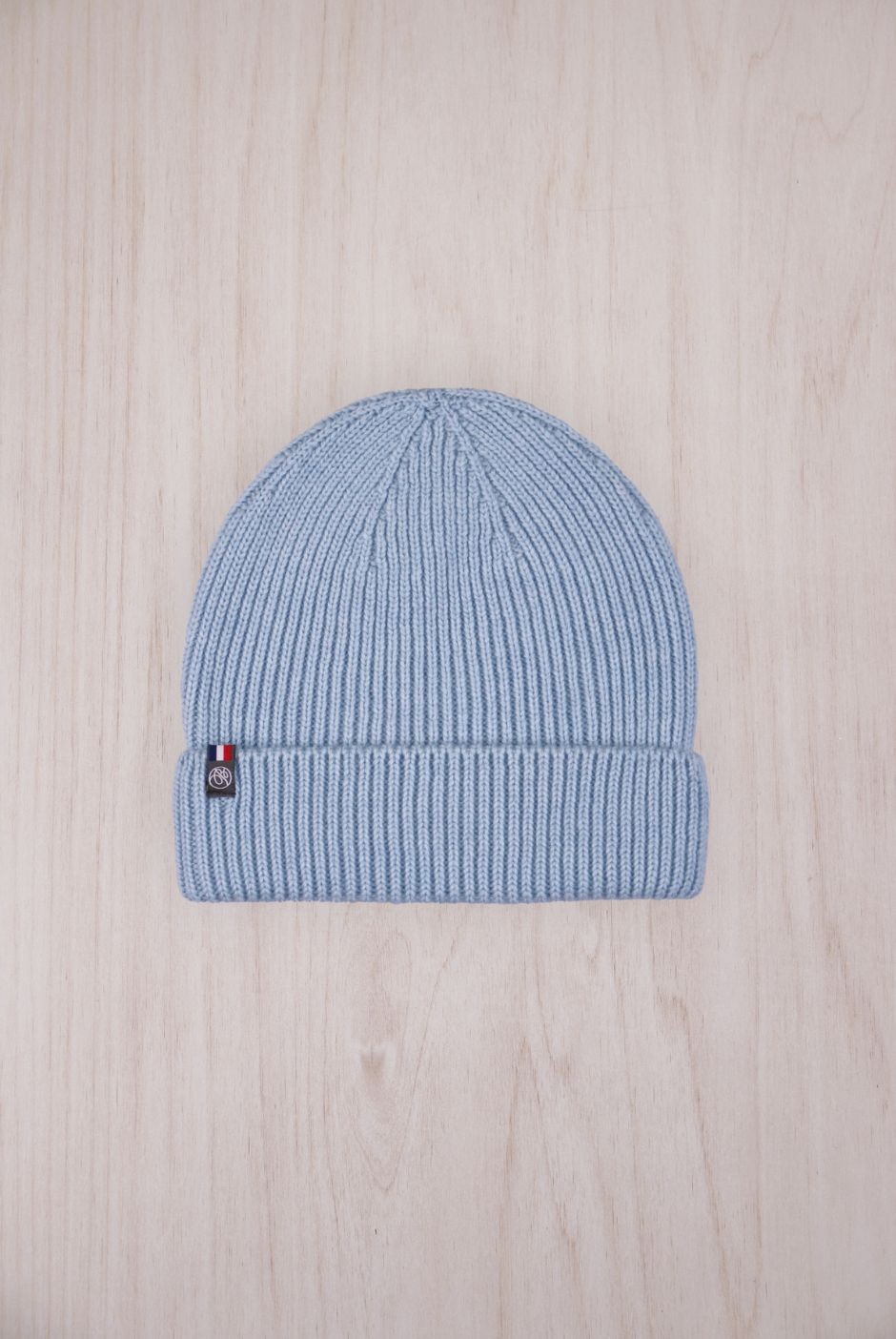 Bonnet Perinne enfant Laine mixte bleu clair - Maison Bonnefoy