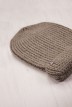 Bonnet tombant Colombe mixte grosse maille marron - Maison Bonnefoy