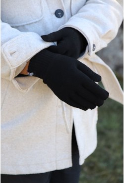 Organic touch gloves Jasmin - Navy