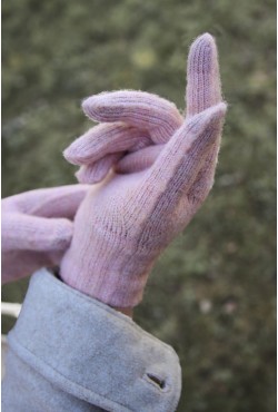 Organic touch gloves Jasmin - Grey
