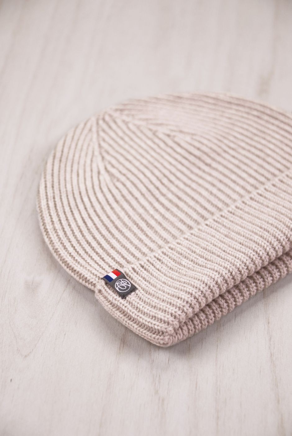Bonnet Perinne enfant Laine mixte beige - Maison Bonnefoy