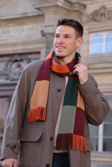 Echarpe Sarah Laine  mixte multicolore - Maison Bonnefoy