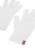 Gants tactiles Daniel laine mérinos femme blanc - Maison Bonnefoy