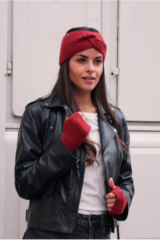 Bandeau Patrice Laine femme bordeaux  - Maison Bonnefoy