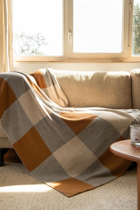 Plaid en cachemire Monaco - Maison Bonnefoy