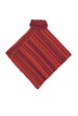 Poncho Rafael Laine femme dégradé rouge - Maison Bonnefoy