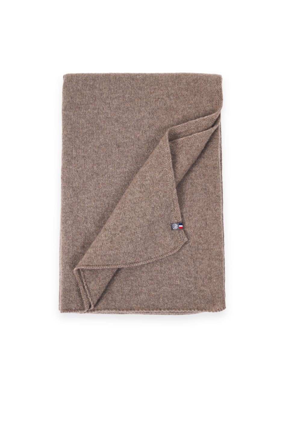 Poncho Paule en cachemire femme marron - Maison Bonnefoy