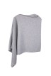 Poncho Paule en cachemire femme gris - Maison Bonnefoy